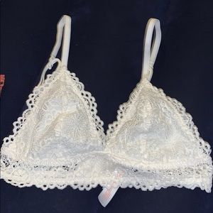 nwot white bralette